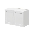 White Shaker - 30"W × 18"H Standard Wall Cabinet 2-Doors 1-Adjustable shelf