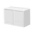 Slim White Shaker - 30"W × 18"H Standard Wall Cabinet 2-Doors 1-Adjustable shelf