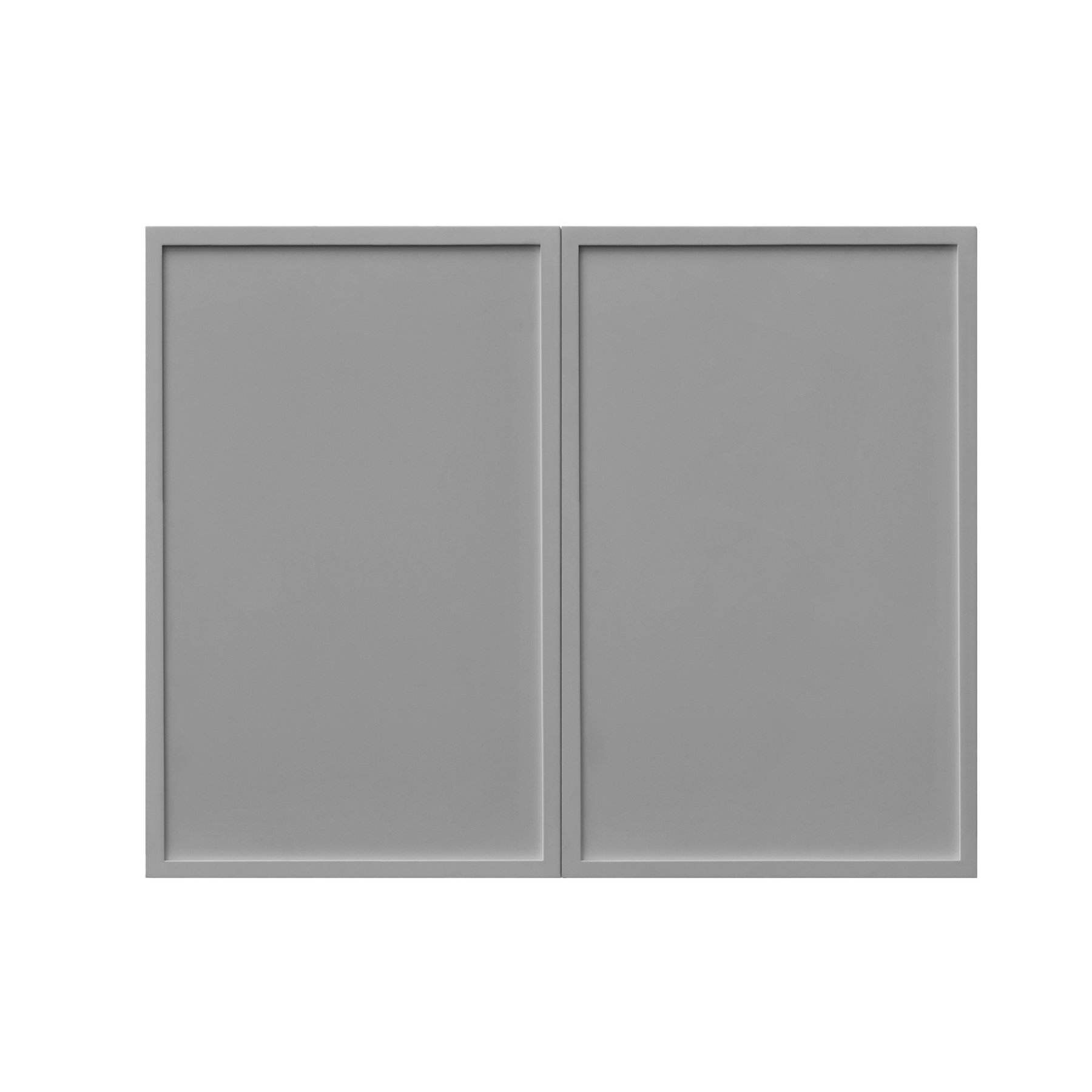 White Box Gray Slim - 30"W × 21"H Standard Wall Cabinet 2-Doors 1-Adjustable shelf