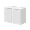 Slim White Shaker - 30"W × 21"H Standard Wall Cabinet 2-Doors 1-Adjustable shelf