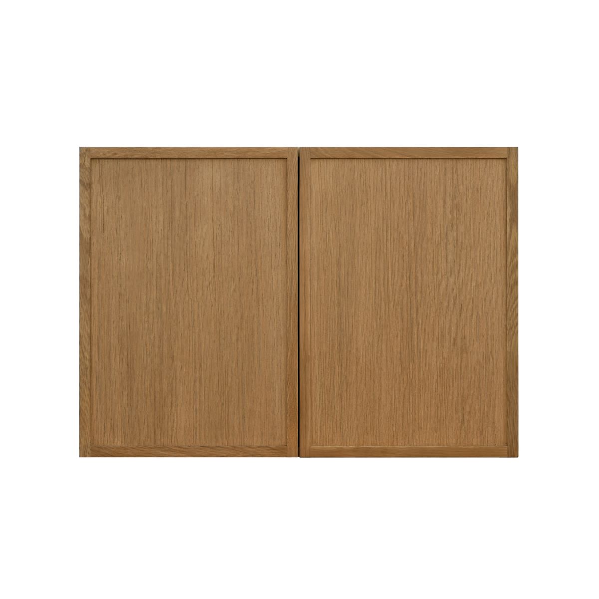 Shady Slim Oak - 30"W × 21"H Deep (24") Wall Bridge Cabinet 2-Doors 1-Adjustable shelf