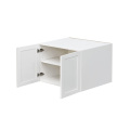 White Shaker - 30"W × 21"H Deep (24") Wall Bridge Cabinet 2-Doors 1-Adjustable shelf