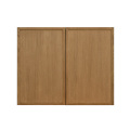 Shady Slim Oak Shaker - 30"W × 24"H Standard Wall Cabinet