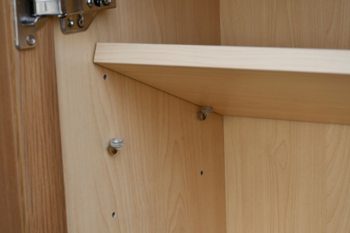 Natual Box Oak Slim - 30"W × 24"H Standard Wall Cabinet 2-Doors 1-Adjustable shelf