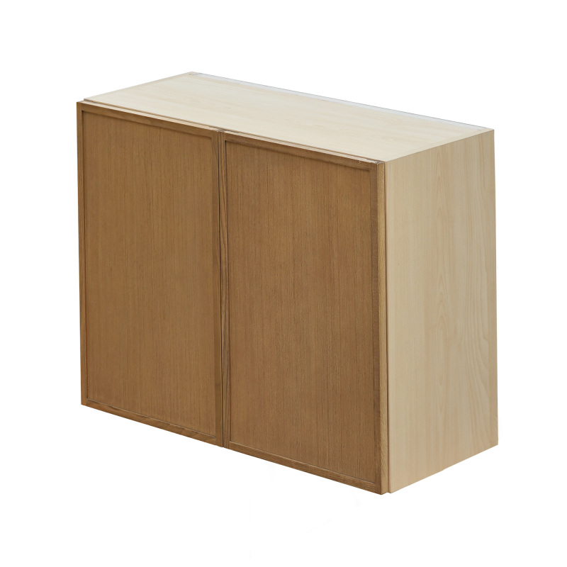 Shady Slim Oak Shaker - 30"W × 24"H Standard Wall Cabinet