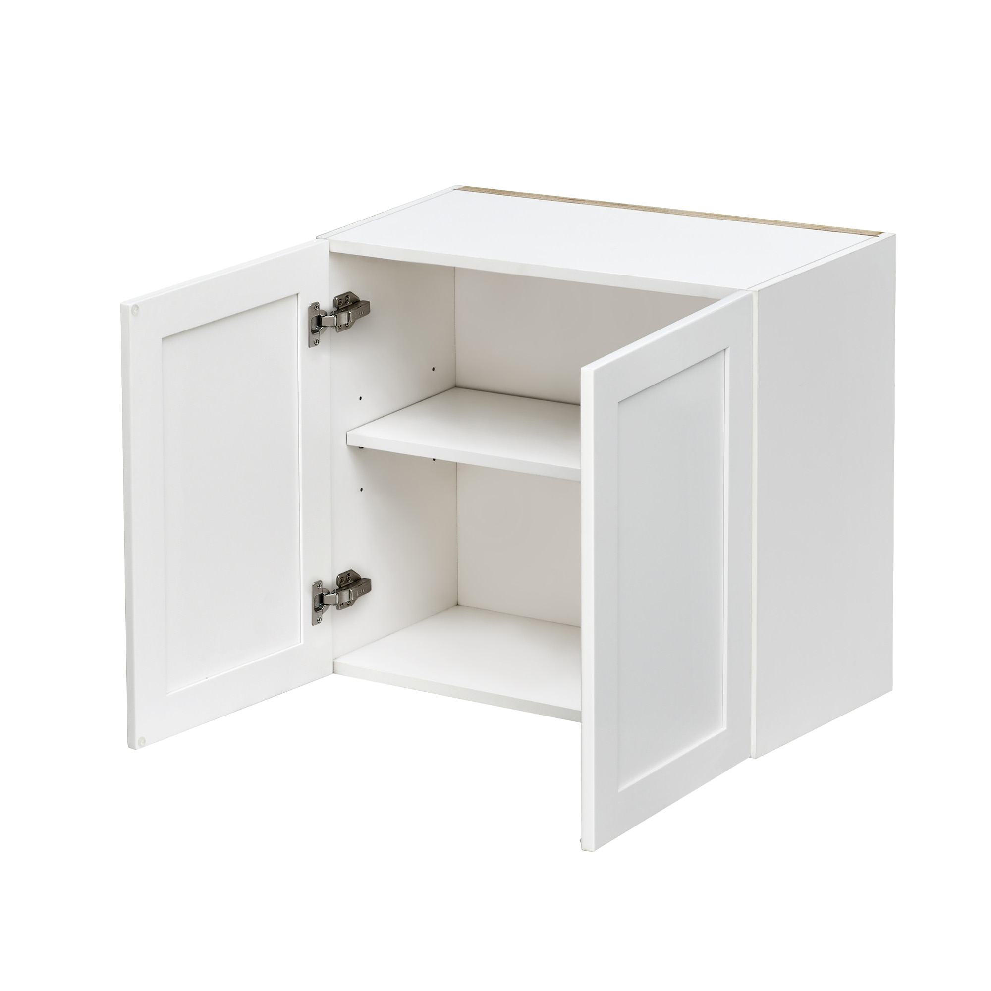 Mallorca White Shaker - 30"W × 24"H Standard Wall Cabinet