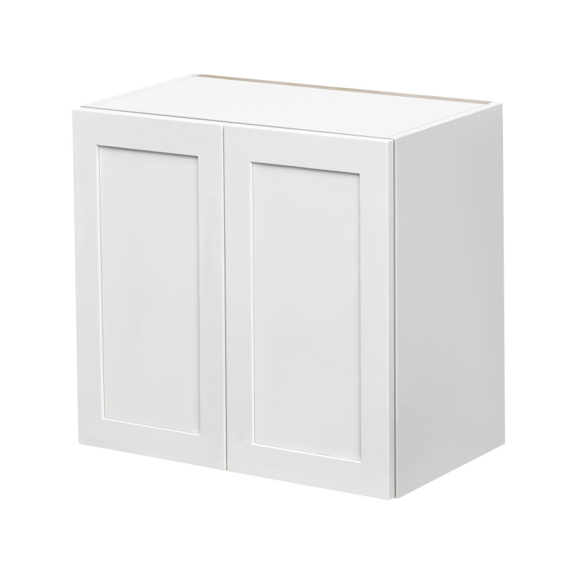 Mallorca White Shaker - 30"W × 24"H Standard Wall Cabinet