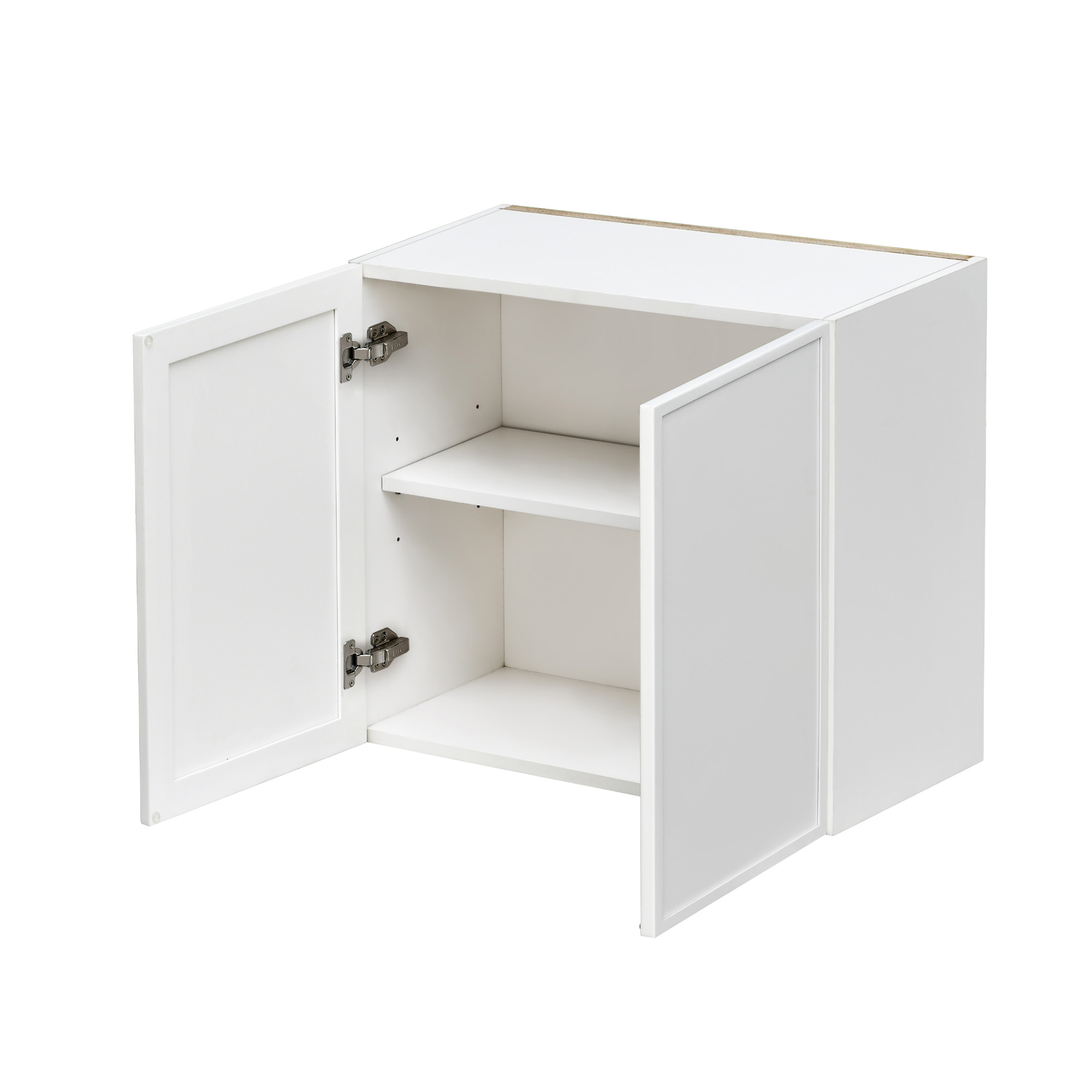 Shady Slim White Shaker - 30"W × 24"H Standard Wall Cabinet