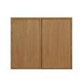 Shady Slim Oak - 30"W × 24"H Deep (24") Wall Bridge Cabinet 2-Doors 1-Adjustable shelf