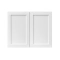 White Shaker - 30"W × 24"H Deep (24") Wall Bridge Cabinet 2-Doors 1-Adjustable shelf