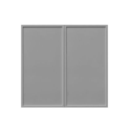 White Shaker Base Cabinet 2-Doors 2-Adjustable Shelves