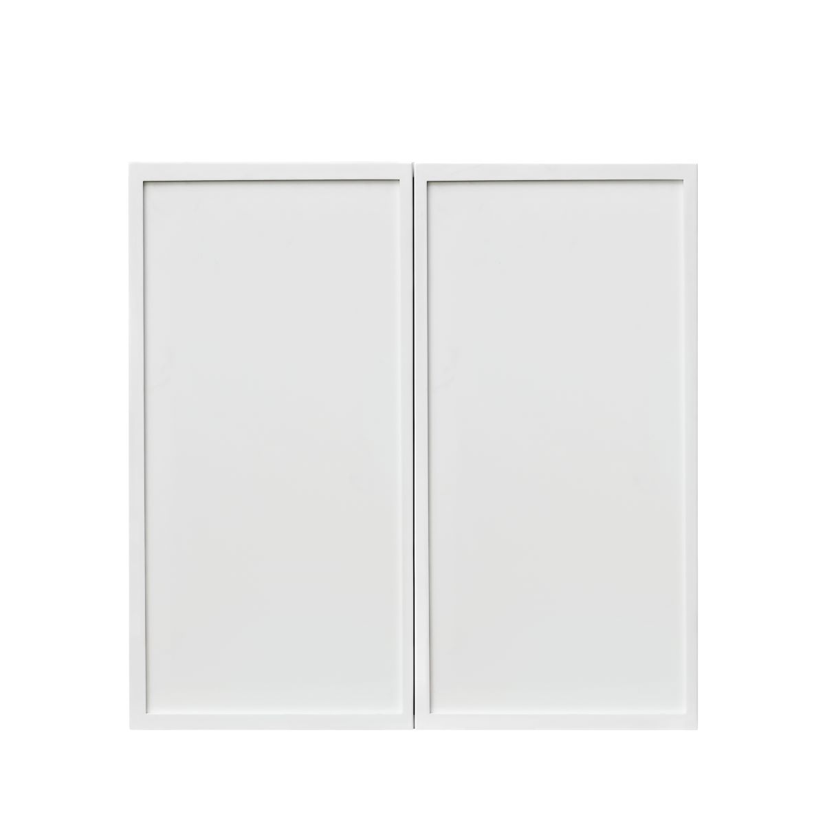 White Shaker Base Cabinet 2-Doors 2-Adjustable Shelves