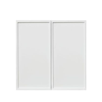 White Shaker Base Cabinet 2-Doors 2-Adjustable Shelves