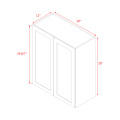 Mallorca White Shaker - 30"W × 30"H Standard Wall Cabinet