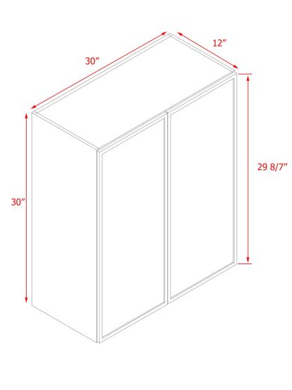 White Shaker Base Cabinet 2-Doors 2-Adjustable Shelves
