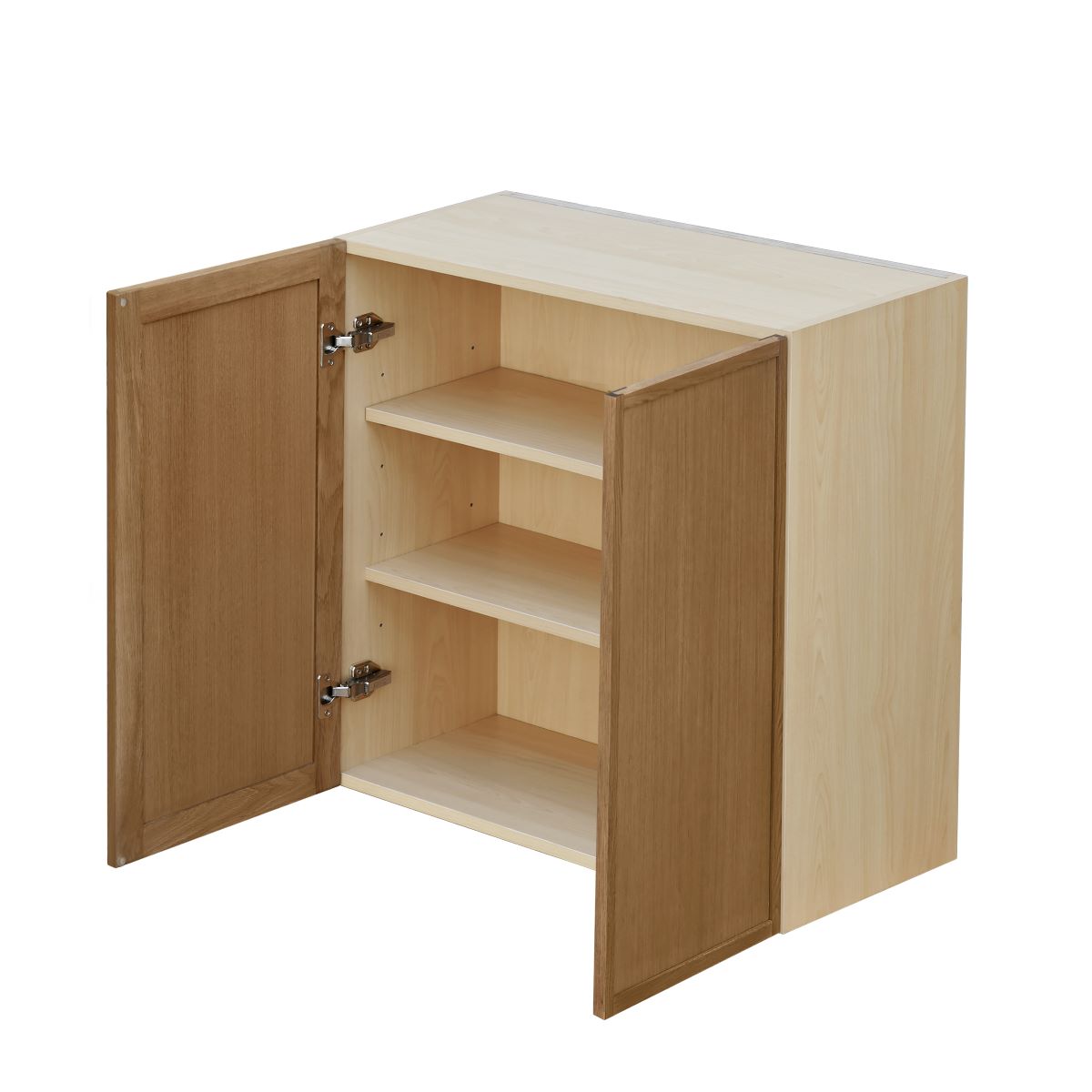 Shady Slim Oak Shaker - 30"W × 30"H Standard Wall Cabinet