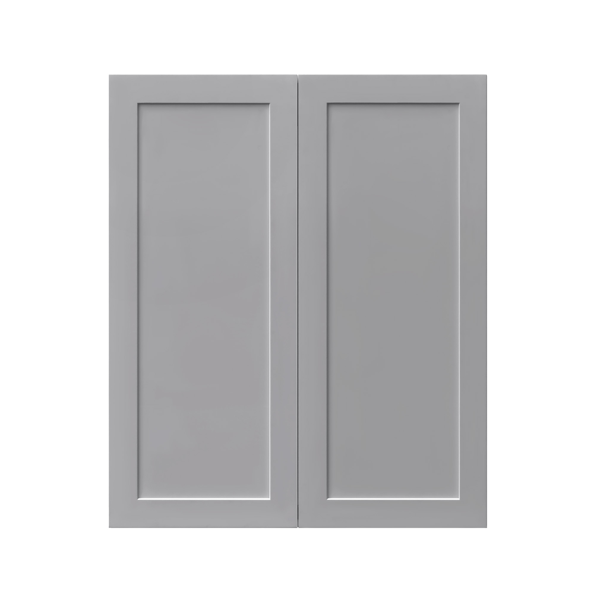 Mallroca Dolphin Gray Shaker - 30"W × 36"H Standard Wall Cabinet