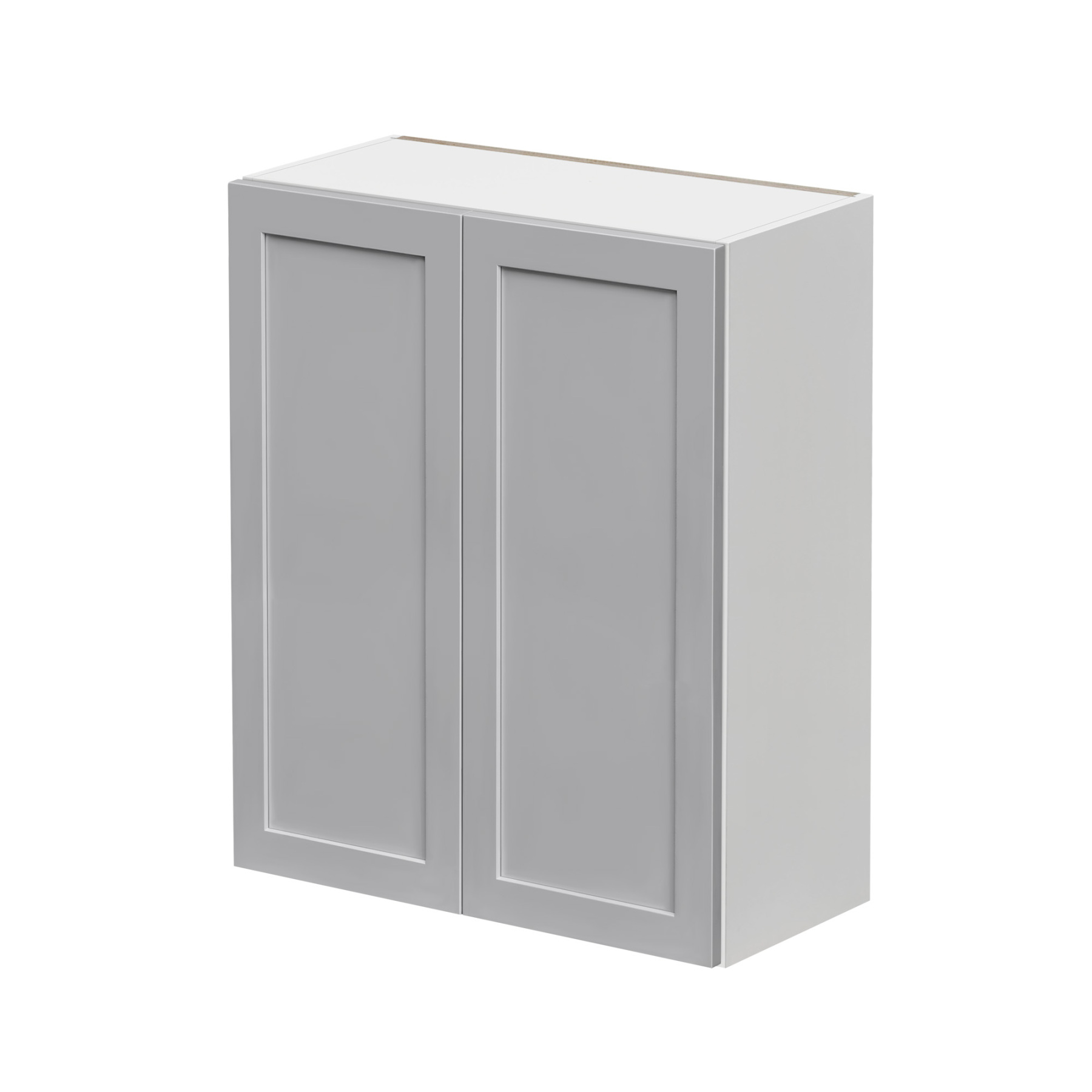 Mallroca Dolphin Gray Shaker - 30"W × 36"H Standard Wall Cabinet