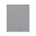 Shady Gray Slim Shaker - 30"W × 36"H Standard Wall Cabinet