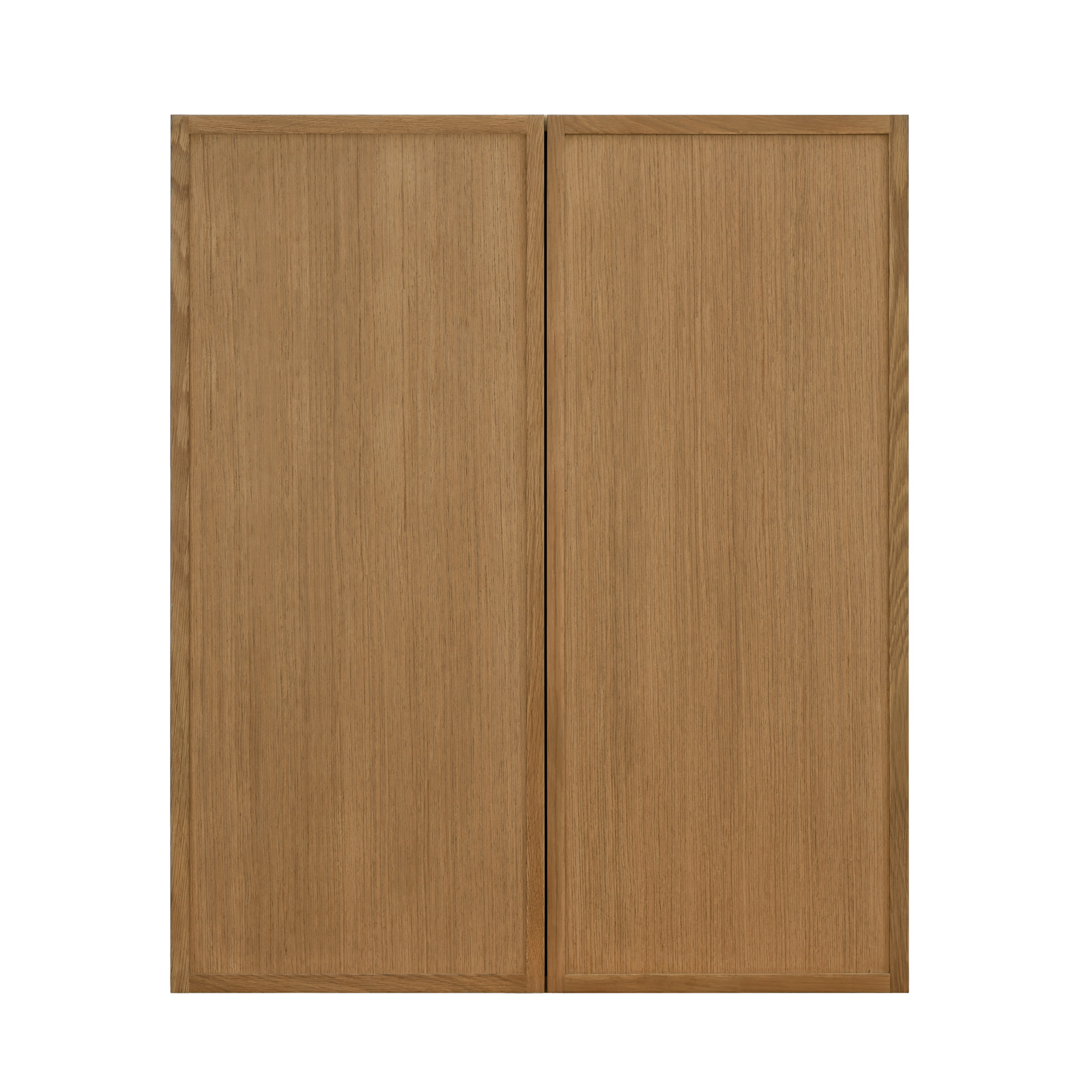 Shady Slim Oak Shaker - 30"W × 36"H Standard Wall Cabinet
