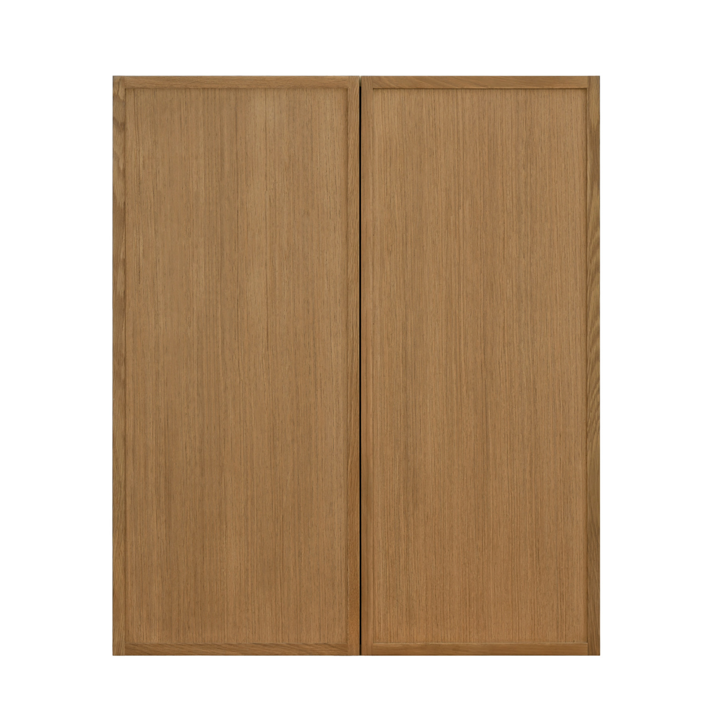 Shady Slim Oak Shaker - 30"W × 36"H Standard Wall Cabinet