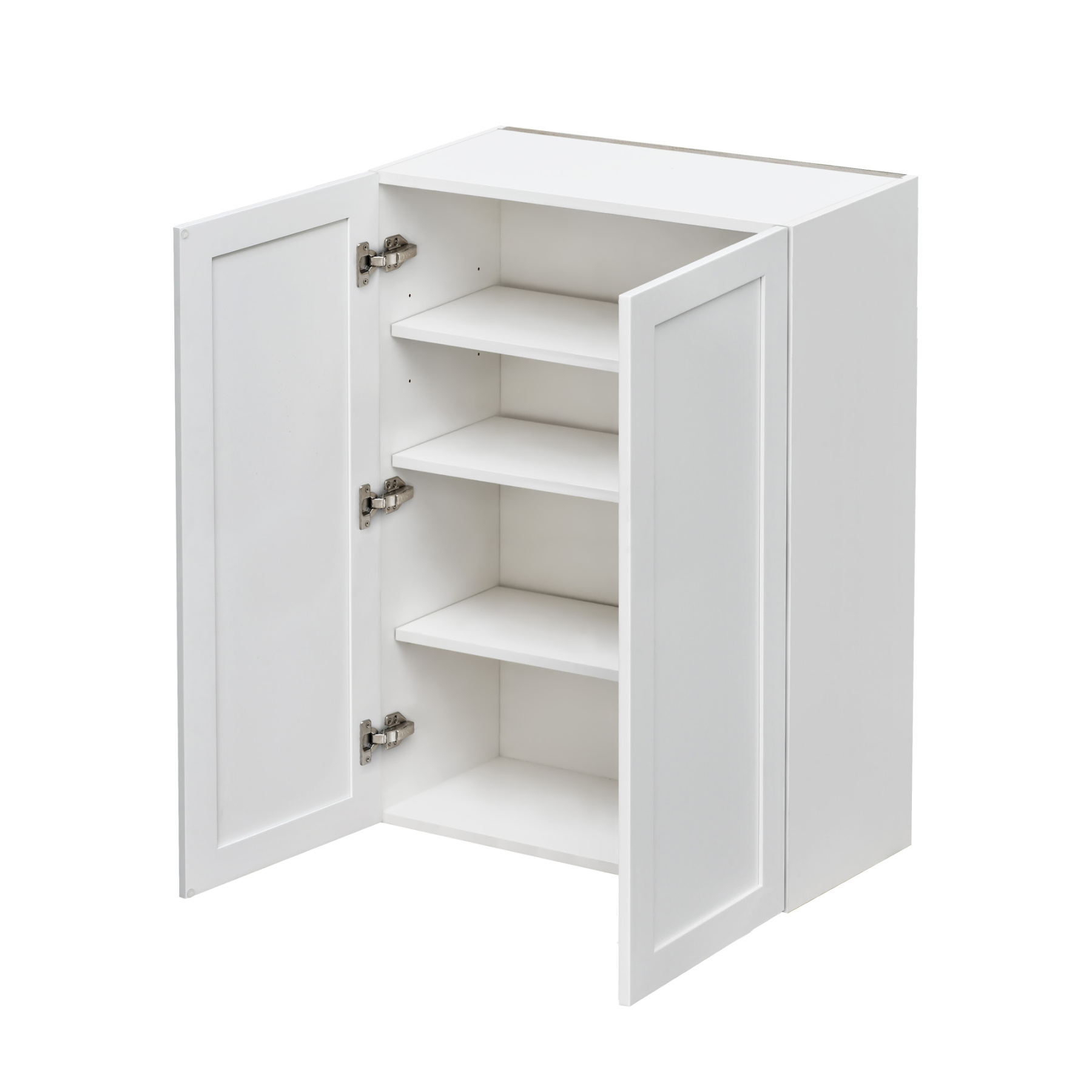 Mallorca White Shaker - 30"W × 36"H Standard Wall Cabinet