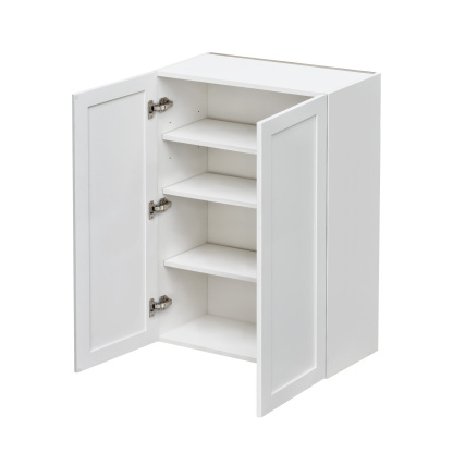 Mallorca White Shaker - 30"W × 36"H Standard Wall Cabinet