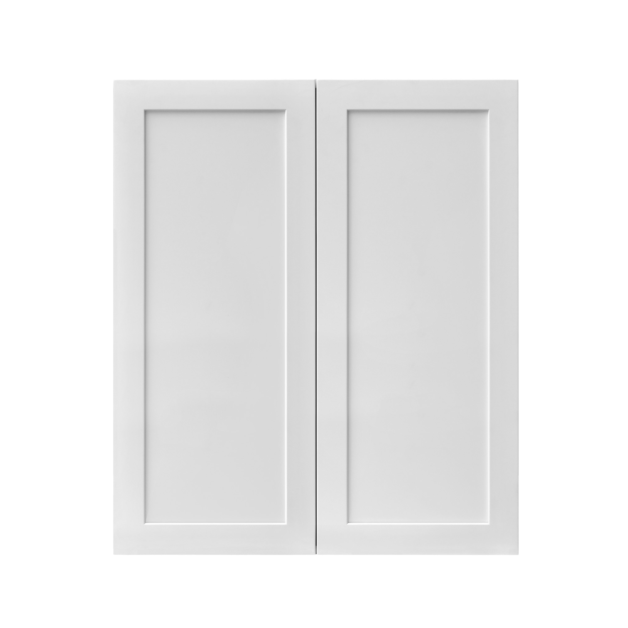 Mallorca White Shaker - 30"W × 36"H Standard Wall Cabinet