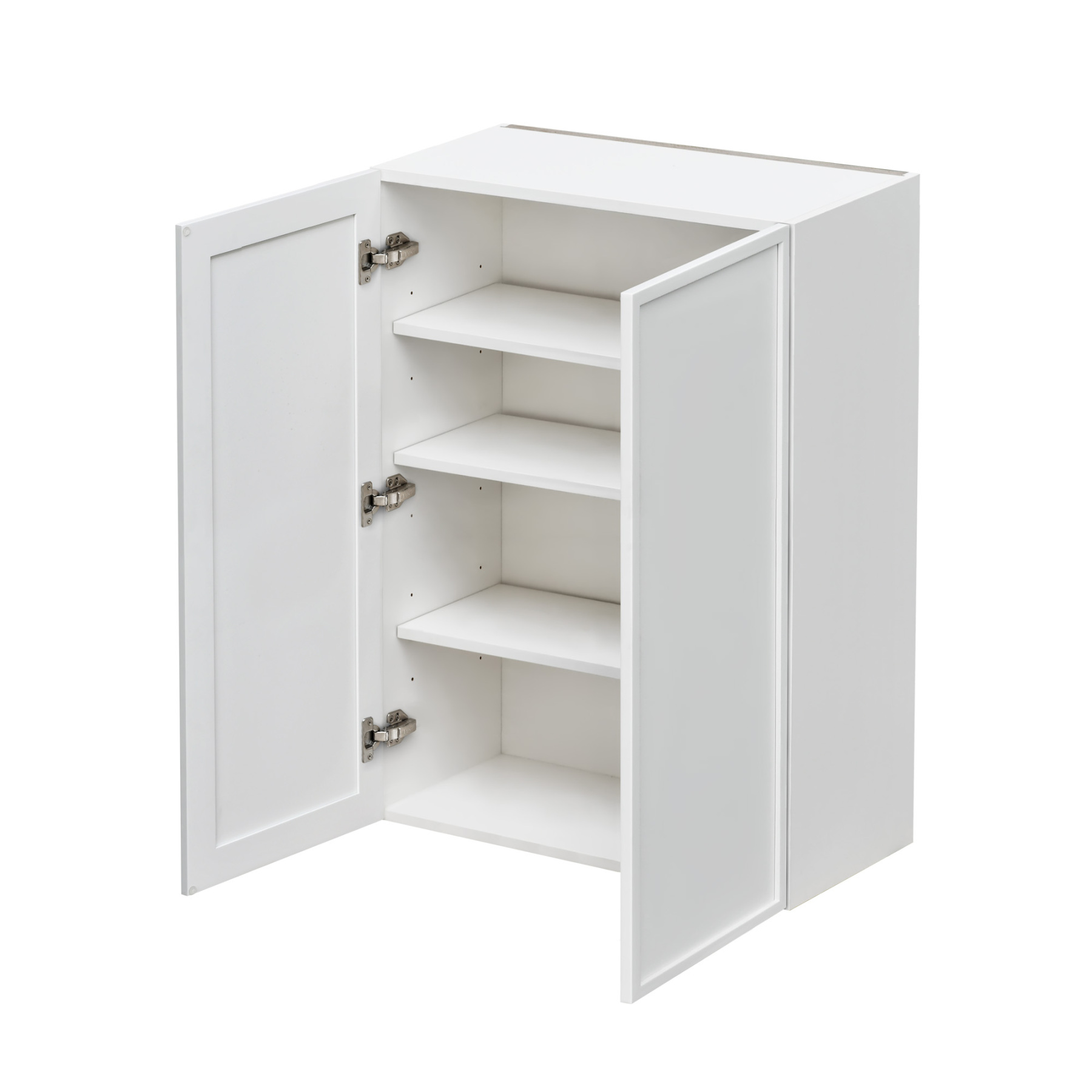 Shady Slim White Shaker - 30"W × 36"H Standard Wall Cabinet