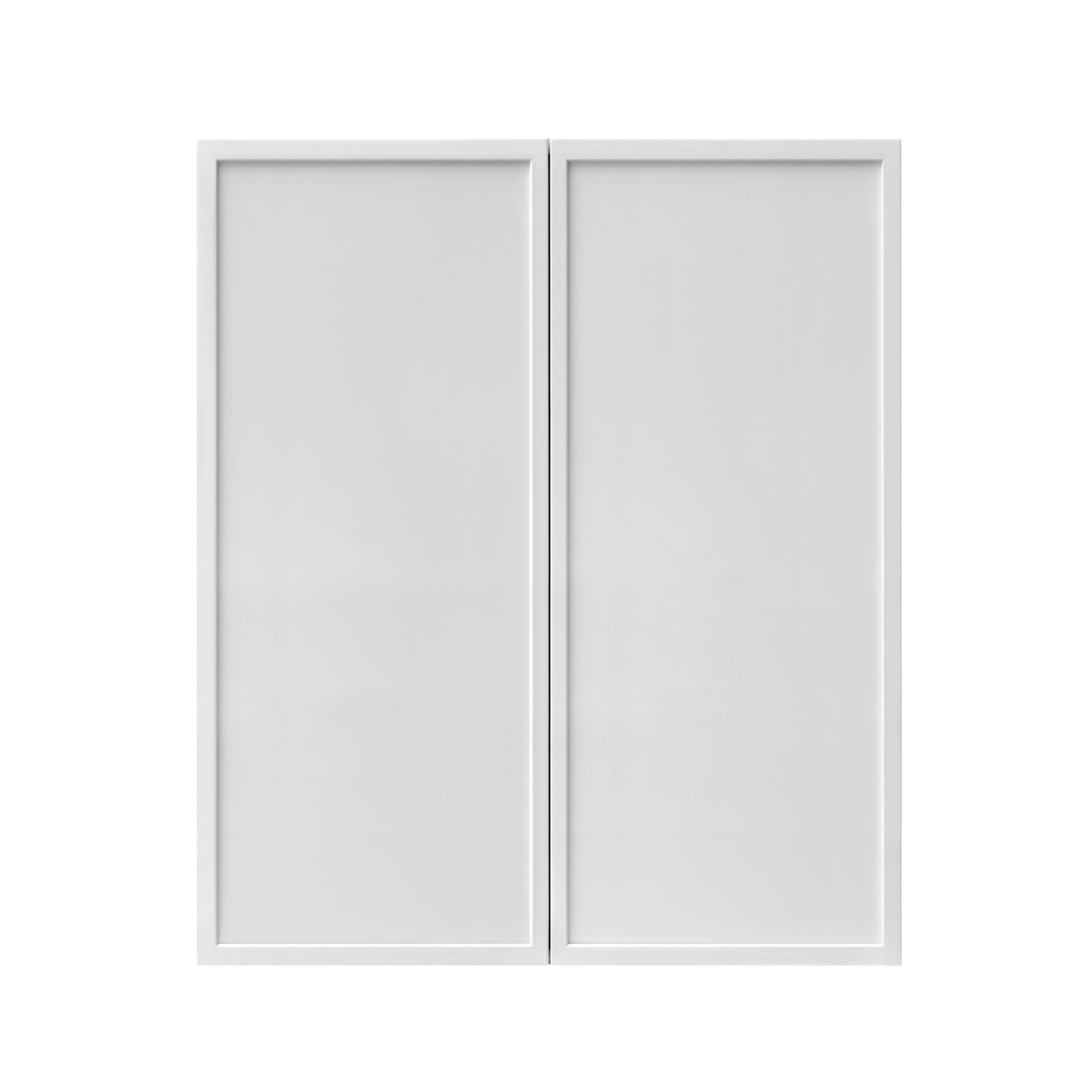 Shady Slim White Shaker - 30"W × 36"H Standard Wall Cabinet