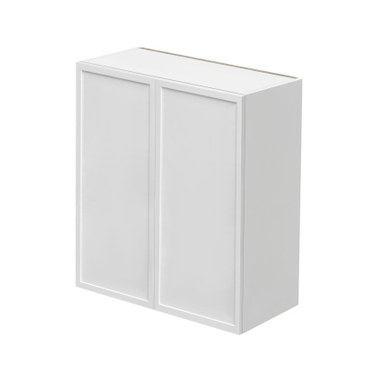 Shady Slim White Shaker - 30"W × 36"H Standard Wall Cabinet