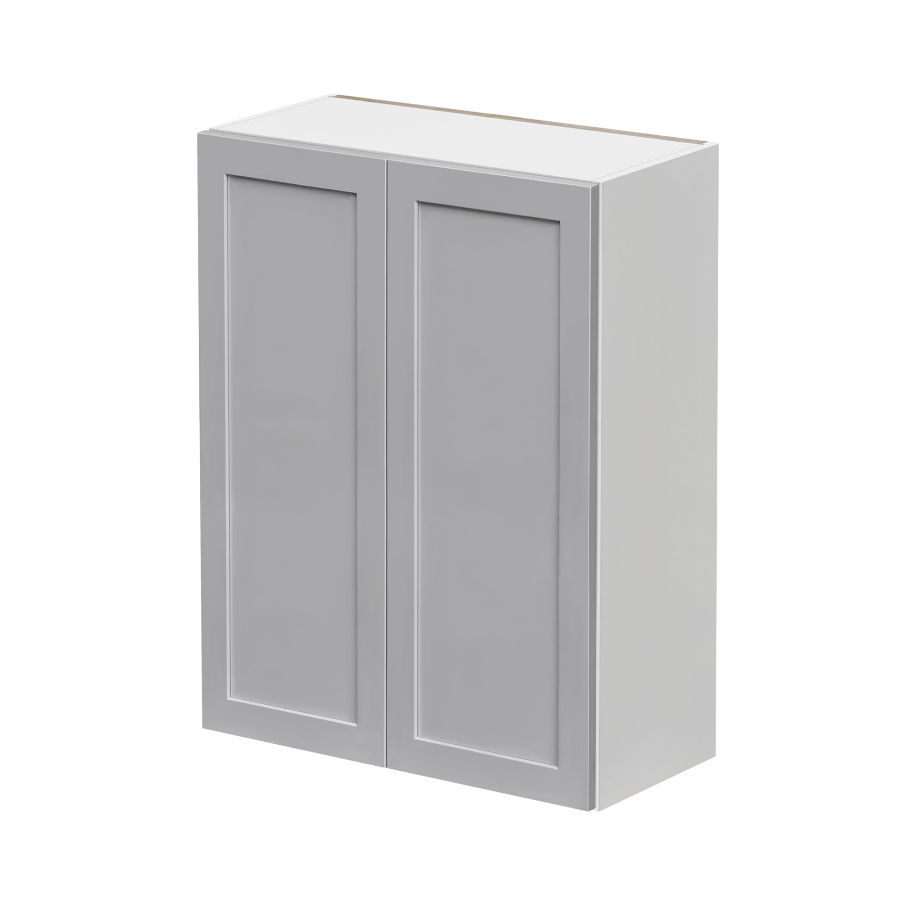 Mallroca Dolphin Gray Shaker - 30"W × 42"H Standard Wall Cabinet