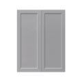 Mallroca Dolphin Gray Shaker - 30"W × 42"H Standard Wall Cabinet