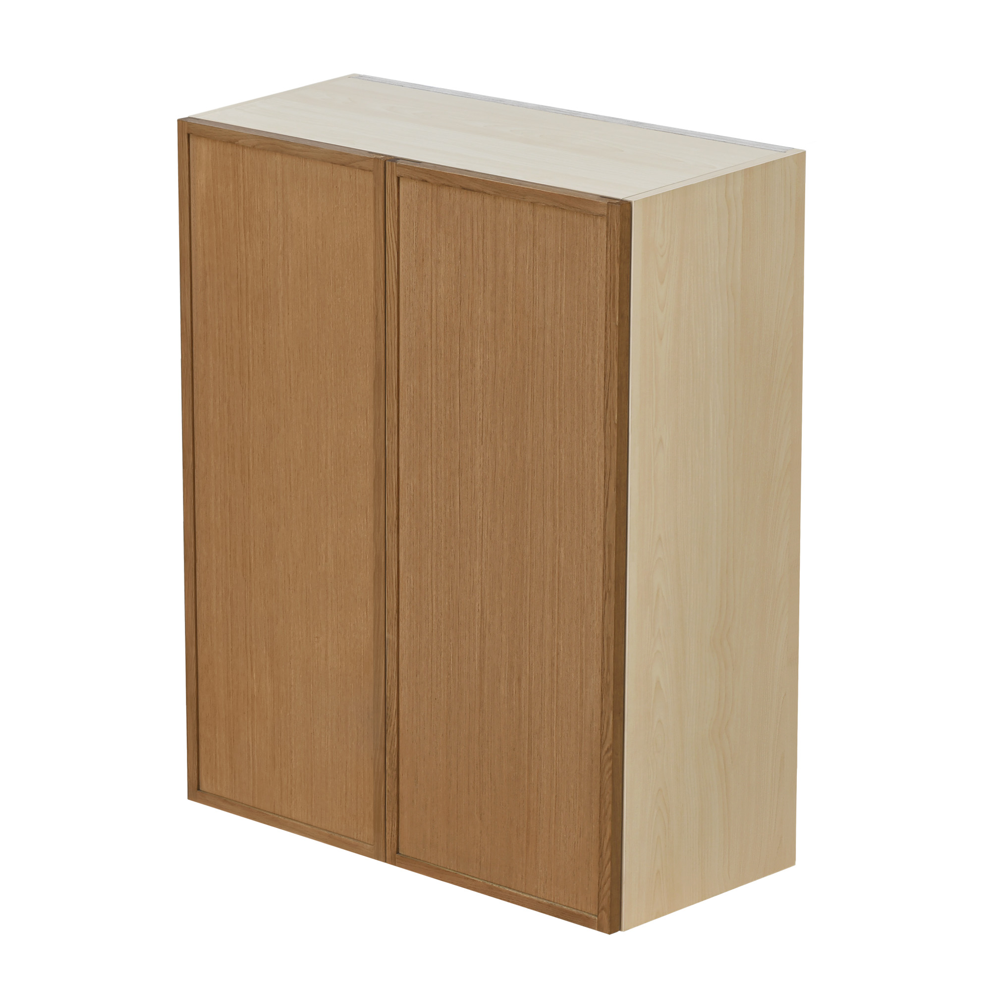 Shady Slim Oak Shaker - 30"W × 42"H Standard Wall Cabinet