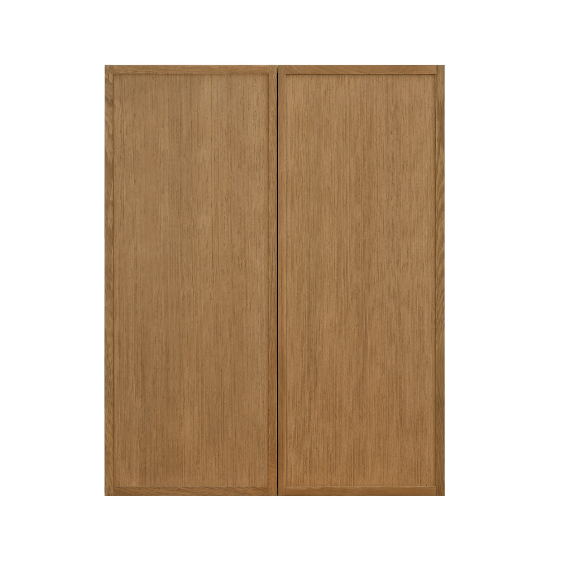 Shady Slim Oak Shaker - 30"W × 42"H Standard Wall Cabinet