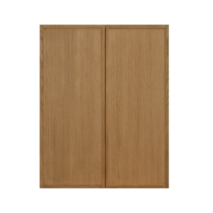 Shady Slim Oak Shaker - 30"W × 42"H Standard Wall Cabinet