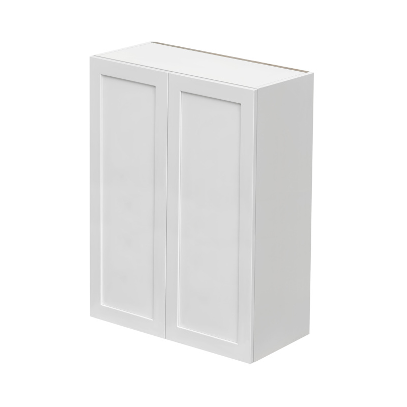 Mallorca White Shaker - 30"W × 42"H Standard Wall Cabinet