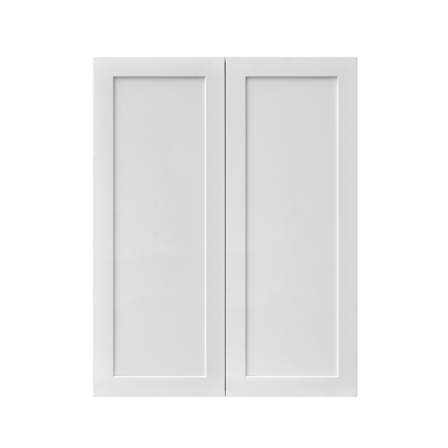 Mallorca White Shaker - 30"W × 42"H Standard Wall Cabinet