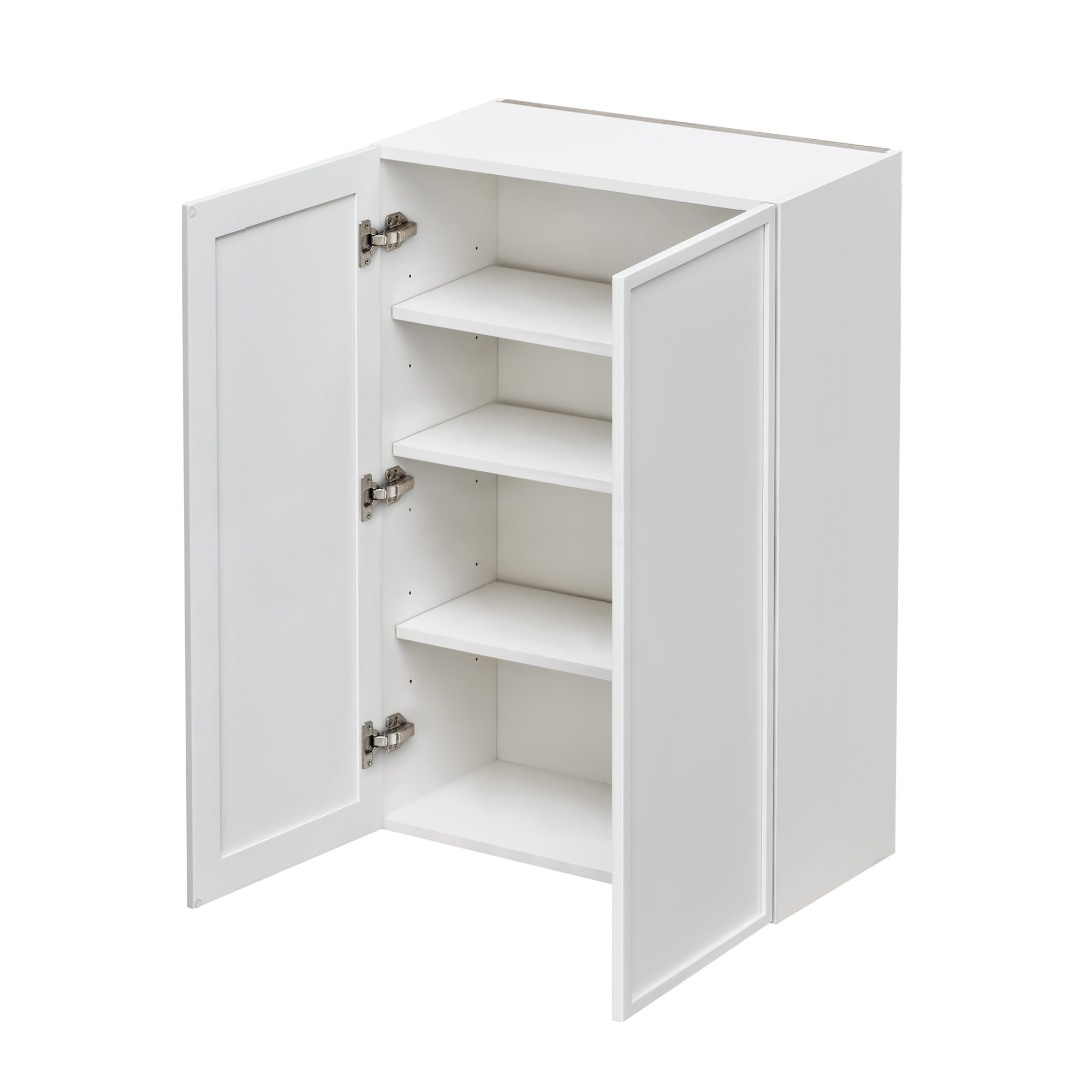 Shady Slim White Shaker - 30"W × 42"H Standard Wall Cabinet
