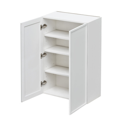 Shady Slim White Shaker - 30"W × 42"H Standard Wall Cabinet