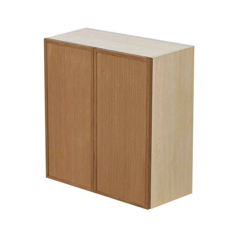 Shady Slim Oak Shaker - 33"W × 36"H Standard Wall Cabinet