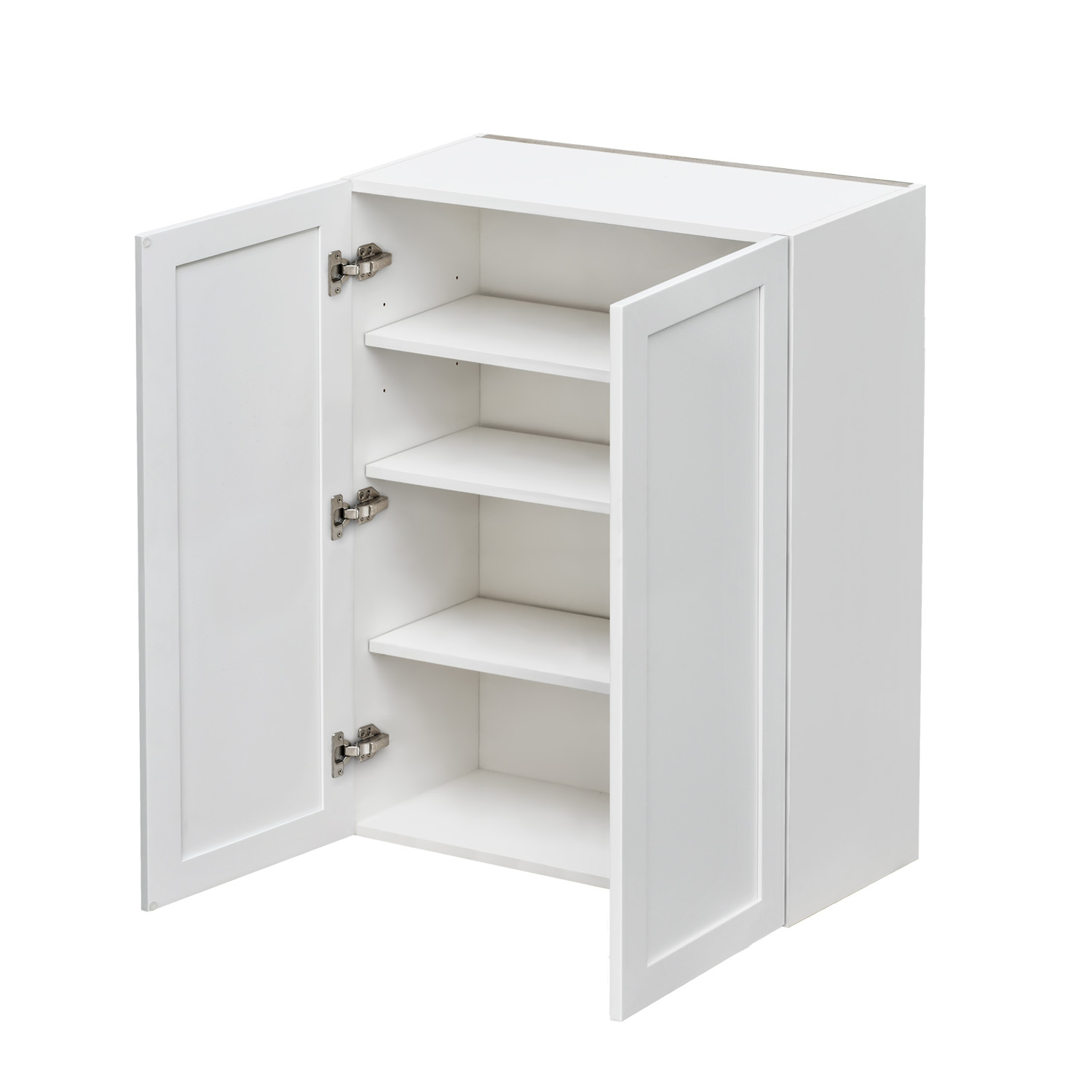 Mallorca White Shaker - 33"W × 36"H Standard Wall Cabinet