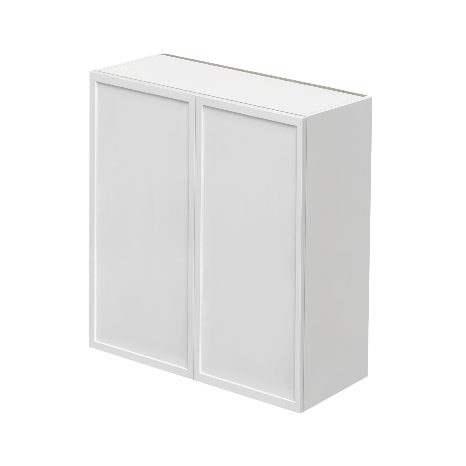 Shady Slim White Shaker - 33"W × 36"H Standard Wall Cabinet