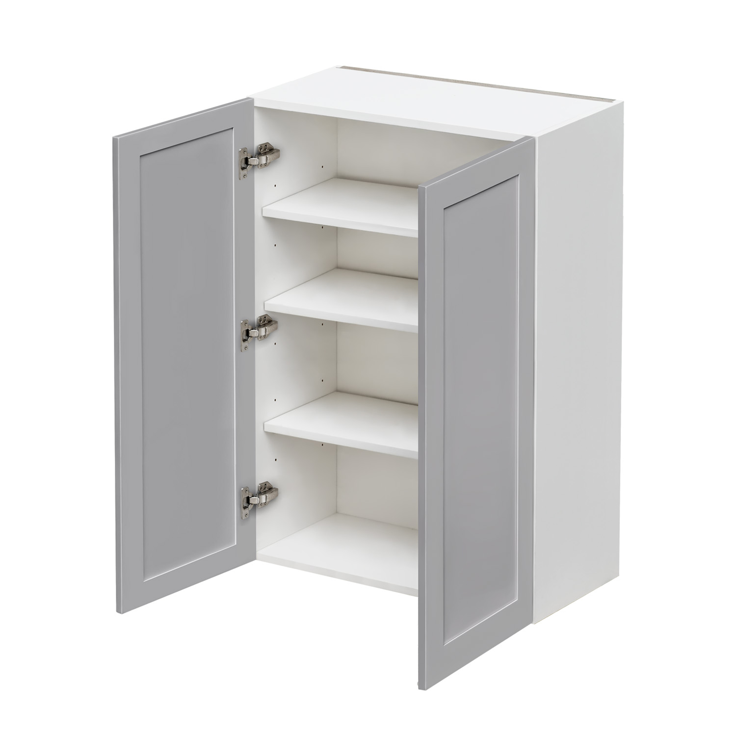 Mallorca Dolphin Gray Shaker - 33"W × 42"H Standard Wall Cabinet