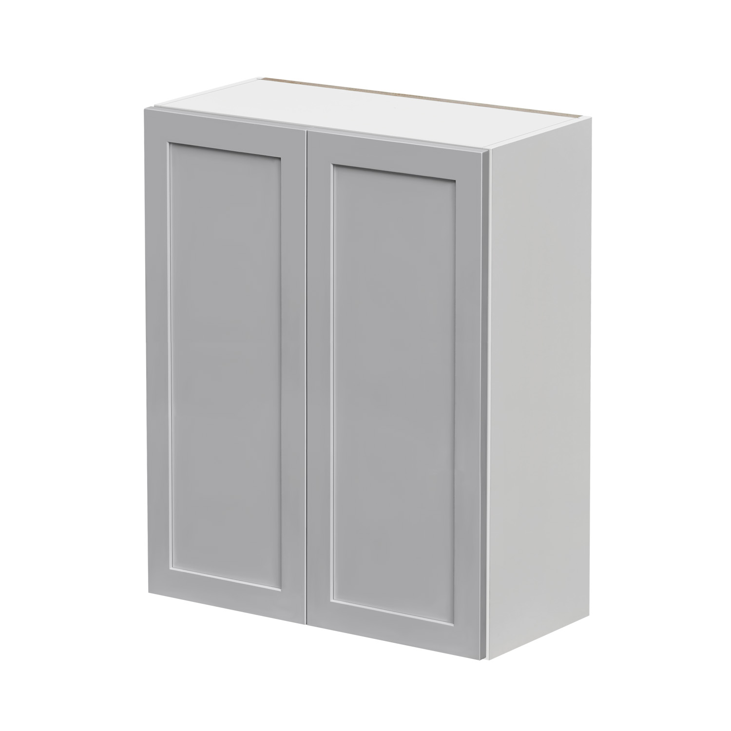 Mallorca Dolphin Gray Shaker - 33"W × 42"H Standard Wall Cabinet