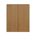 Shady Slim Oak Shaker - 33"W × 42"H Standard Wall Cabinet