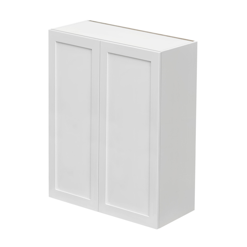 Mallorca White Shaker - 33"W × 42"H Standard Wall Cabinet