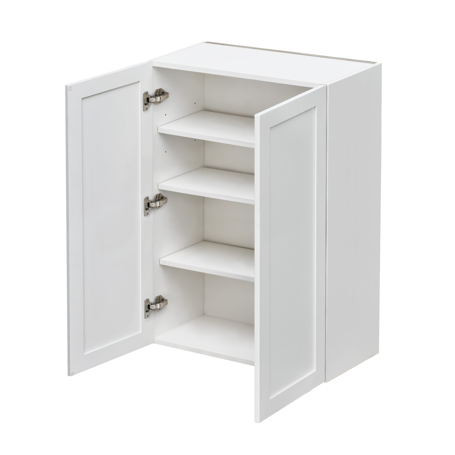 Mallorca White Shaker - 33"W × 42"H Standard Wall Cabinet