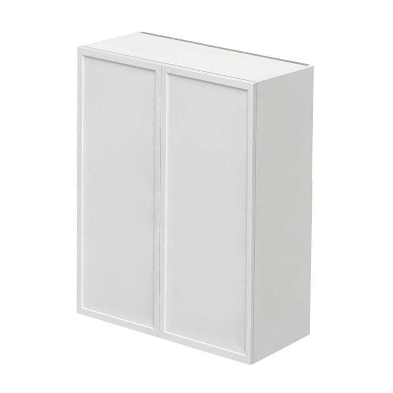 Shady Slim White Shaker - 33"W × 42"H Standard Wall Cabinet