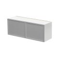White Box Gray Slim - 36"W × 12"H Standard Wall Cabinet 2-Doors